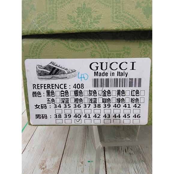 Gucci Tennis 1977 Monogram Sneakers - EU Size 40 / US 7 Authentic Rare main image 6